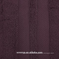 100% cotton luxury dark purple color hotel towel HO-021